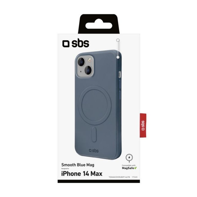 SBS - Maska Smooth Mag s MagSafe za iPhone 14 Plus, plava