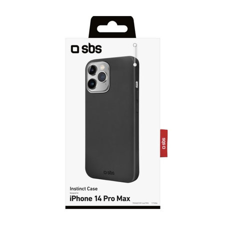 SBS - Maska Instinct za iPhone 14 Pro Max, crna