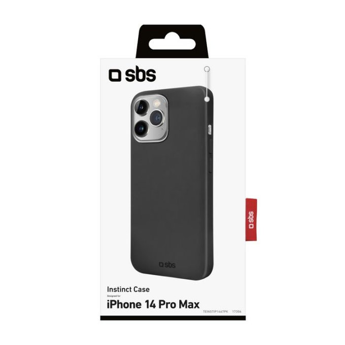 SBS - Maska Instinct za iPhone 14 Pro Max, crna