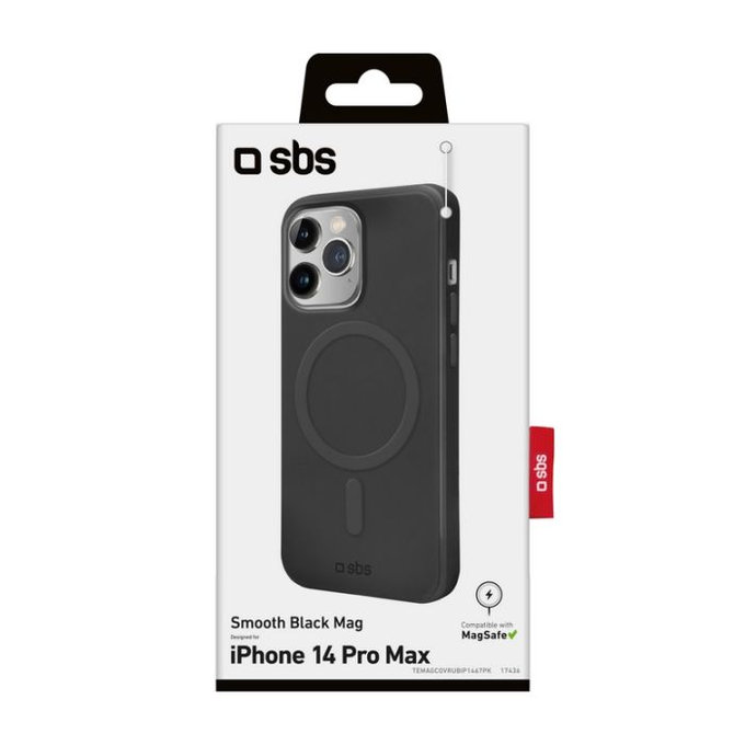 SBS - Maska Smooth Mag s MagSafe za iPhone 14 Pro Max, crna