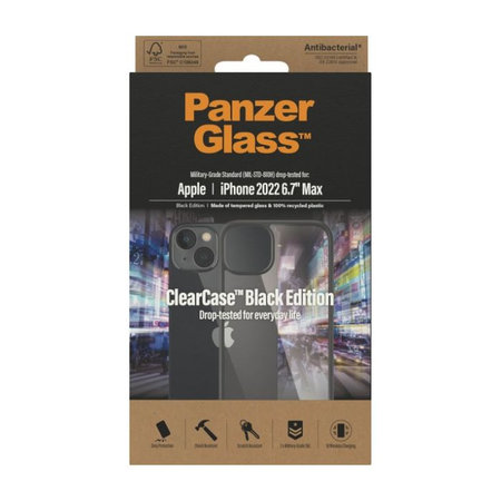PanzerGlass - Maska ClearCase za iPhone 14 Plus, crna