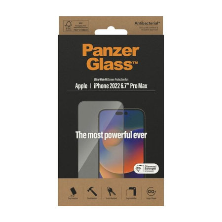 PanzerGlass - Tempered Glass UWF AB za iPhone 14 Pro Max
