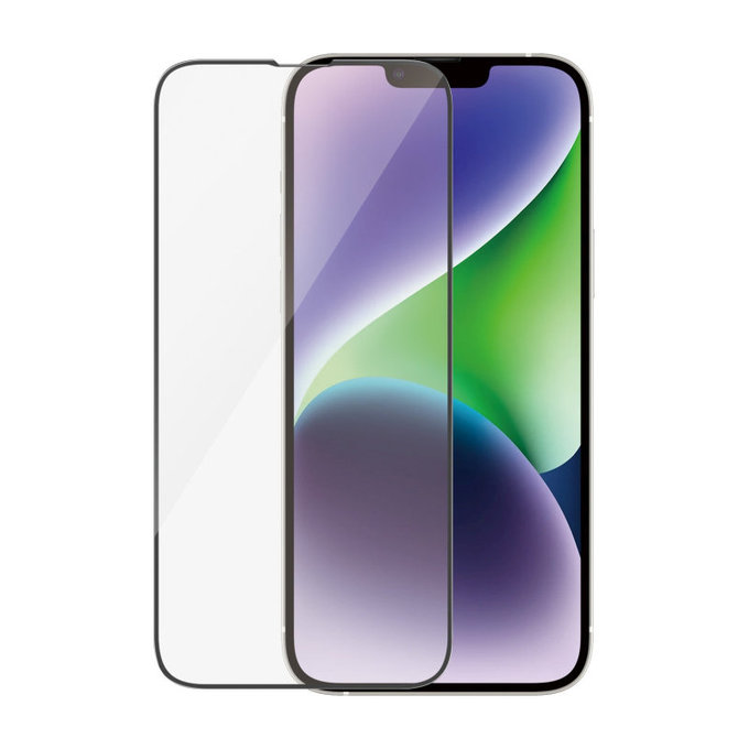 Kaljeno staklo UWF AB s aplikatorom za iPhone 14 Plus/13 Pro Max, Crna, PanzerGlass