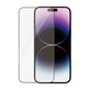 Kaljeno staklo UWF AB s aplikatorom za iPhone 14 Pro Max, Crna, PanzerGlass