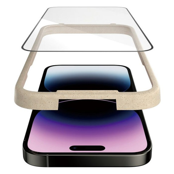 PanzerGlass - Kaljeno Staklo UWF s aplikatorom za iPhone 14 Pro Max, crno