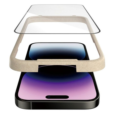 PanzerGlass - Kaljeno Staklo UWF s aplikatorom za iPhone 14 Pro Max, crno