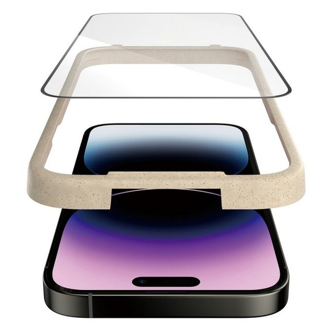 PanzerGlass - Kaljeno Staklo UWF s aplikatorom za iPhone 14 Pro Max, crno