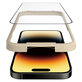 Kaljeno staklo UWF Anti-Reflective AB s aplikatorom za iPhone 14 Pro, Crna, PanzerGlass