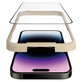 Kaljeno staklo UWF Anti-Reflective AB s aplikatorom za iPhone 14 Pro Max, Crna, PanzerGlass