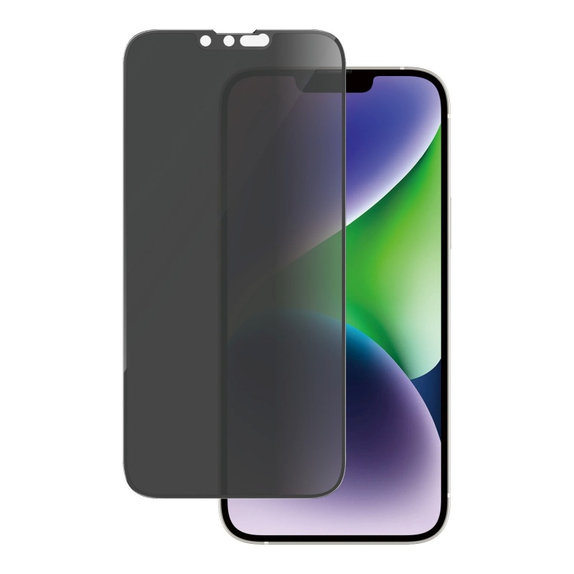 Kaljeno staklo UWF Privacy AB s aplikatorom za iPhone 14 Plus/13 Pro Max, Crna, PanzerGlass