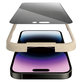 Kaljeno staklo UWF Privacy AB s aplikatorom za iPhone 14 Pro Max, Crna, PanzerGlass