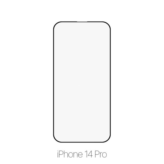 FixPremium FullCover Glass - Kaljeno staklo za iPhone 14 Pro