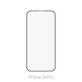 FixPremium FullCover Glass - Kaljeno staklo za iPhone 14 Pro