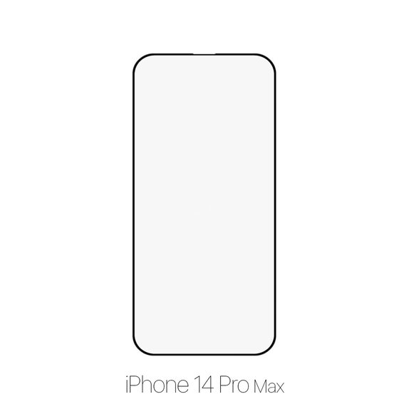 FixPremium FullCover Glass - Kaljeno staklo za iPhone 14 Pro Max