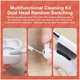 Višenamjenska četka za čišćenje + olovka za čišćenje + izvlakač ključeva (crveno)