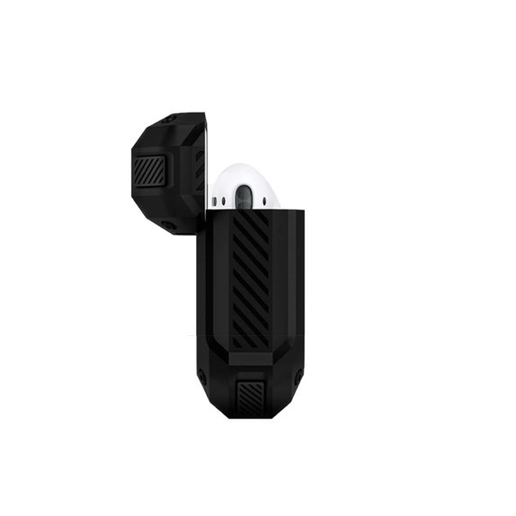 FixPremium - Maska Unbreakable za AirPods 1 & 2, crna