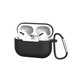 FixPremium - Silikonska Maska s karabinerom za AirPods Pro, crna
