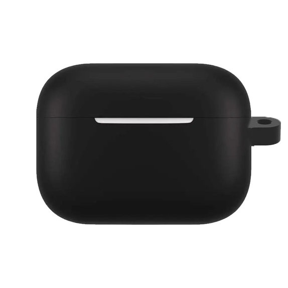 FixPremium - Silikonska Maska s karabinerom za AirPods Pro, crna