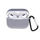 FixPremium - Silikonska Maska s karabinerom za AirPods Pro, space grey