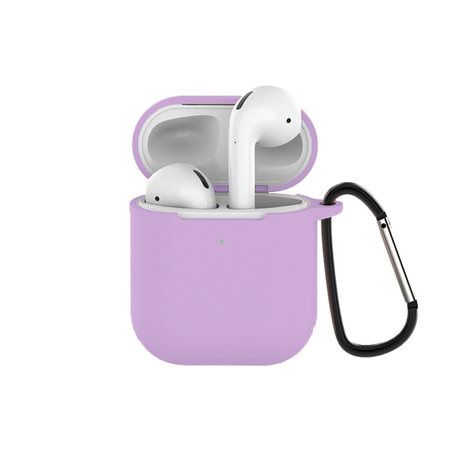 FixPremium - Silikonska maska za AirPods 1 & 2, lila