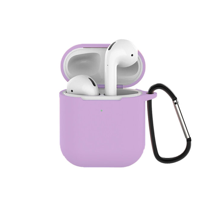 FixPremium - Silikonska maska za AirPods 1 & 2, lila