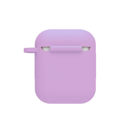 FixPremium - Silikonska maska za AirPods 1 & 2, lila