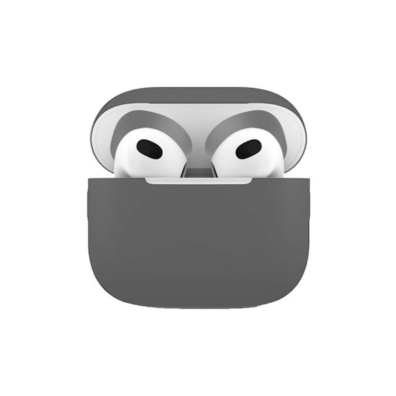 FixPremium - Silikonska maska za AirPods 3, svemirsko siva