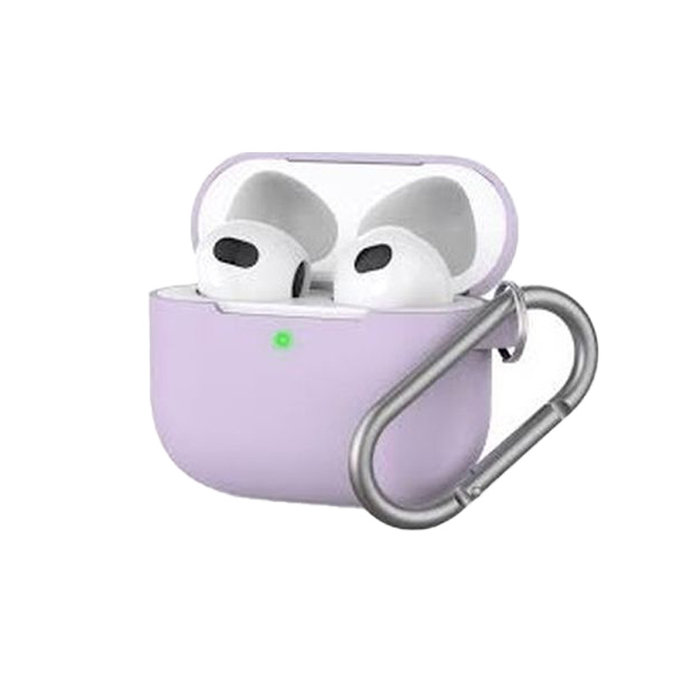 FixPremium - Silikonska maska za AirPods 3, lila