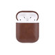 FixPremium - Torbica od umjetne kože za AirPods 1 i 2, smeđa