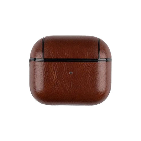 FixPremium - Torbica od umjetne kože za AirPods 3, smeđa