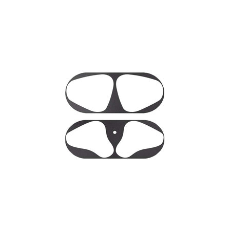 FixPremium - Naljepnica protiv prašine za AirPods 1 i 2, crna