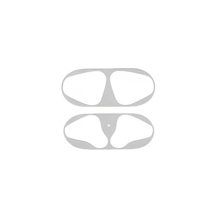 FixPremium - Naljepnica protiv prašine za AirPods 1 i 2, srebrna