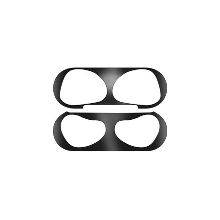 FixPremium - Naljepnica protiv prašine za AirPods 3, crna