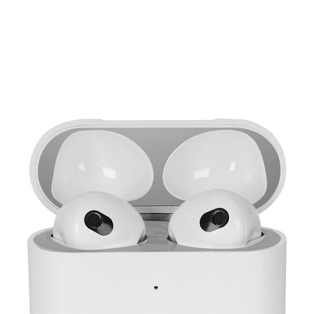 FixPremium - Naljepnica protiv prašine za AirPods 3, srebrna
