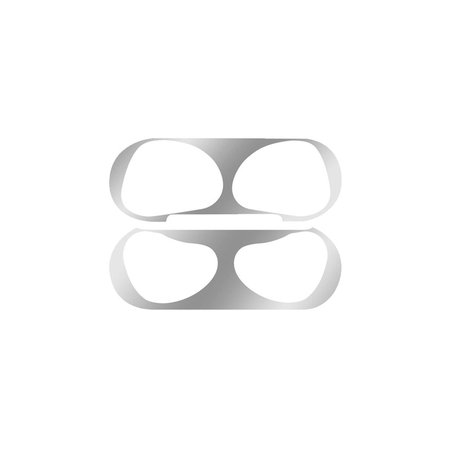 FixPremium - Naljepnica protiv prašine za AirPods 3, srebrna