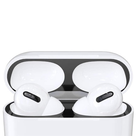 FixPremium - Naljepnica protiv prašine za AirPods Pro, crna