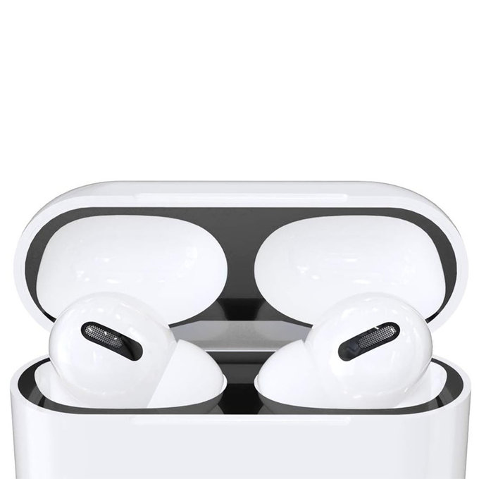 FixPremium - Naljepnica protiv prašine za AirPods Pro, crna