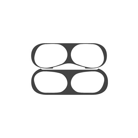 FixPremium - Naljepnica protiv prašine za AirPods Pro, crna