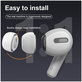 FixPremium - EarTips za AirPods Pro - Set 3 kom (L, M, S), bijeli