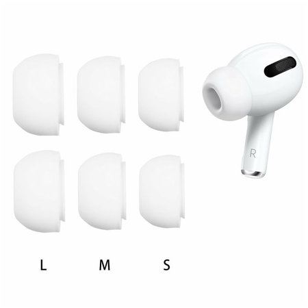 FixPremium - EarTips za AirPods Pro - Set 3 kom (L, M, S), bijeli