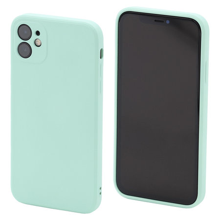 FixPremium - Silikonska maska za iPhone 11, light cyan