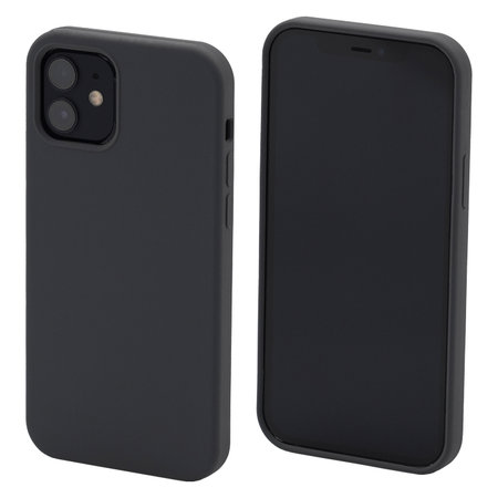 FixPremium - Silikonska maska za iPhone 12, space grey
