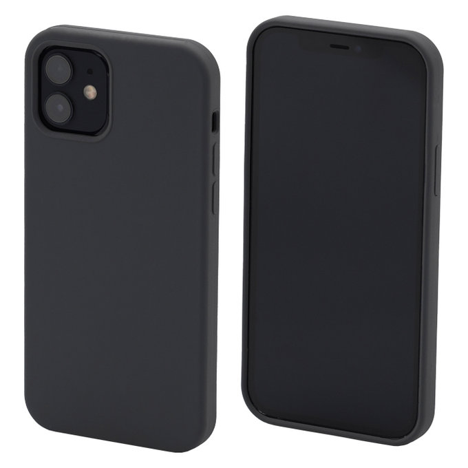 FixPremium - Silikonska maska za iPhone 12, space grey
