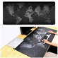 FixPremium - Podloga za miš i tipkovnicu s motivom karte, crna