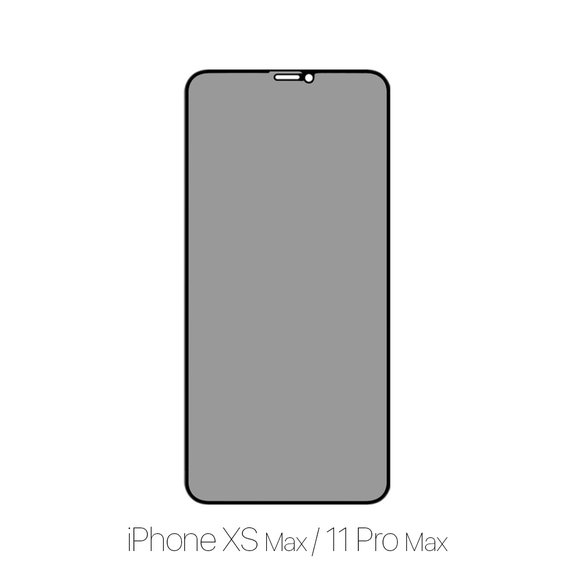 FixPremium Privacy Anti-Spy Glass - Kaljeno staklo za iPhone XS Max & 11 Pro Max