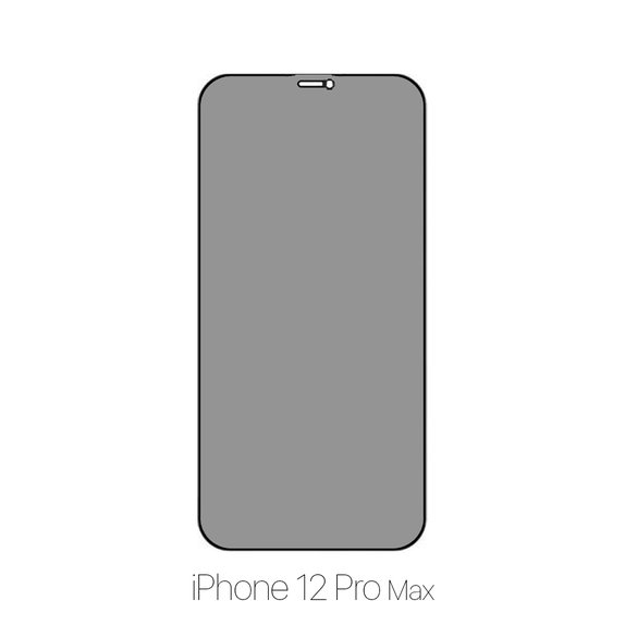 FixPremium Privacy Anti-Spy Glass - Kaljeno staklo za iPhone 12 Pro Max