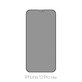 FixPremium Privacy Anti-Spy Glass - Kaljeno staklo za iPhone 12 Pro Max