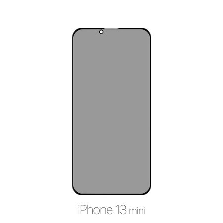 FixPremium Privacy Anti-Spy Glass - Kaljeno staklo za iPhone 13 mini