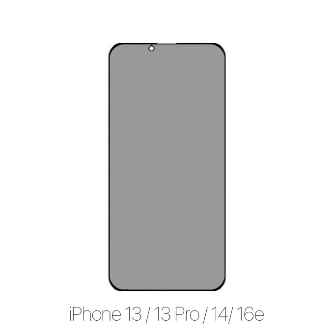 FixPremium Privacy Anti-Spy Glass - Kaljeno Staklo za iPhone 13, 13 Pro, 14 i 16e