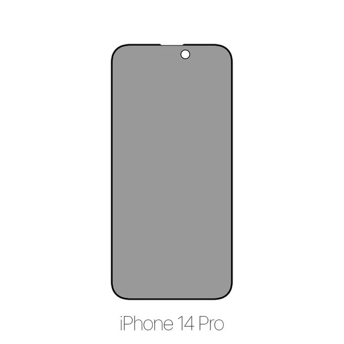 FixPremium Privacy Anti-Spy Glass - Kaljeno staklo za iPhone 14 Pro